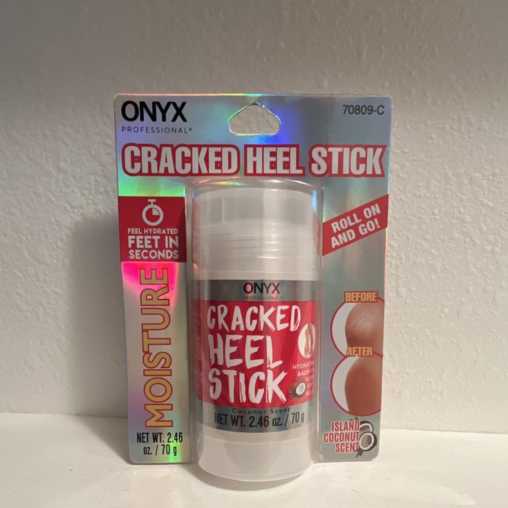 Onyx Professional Cracked Heel Stick Moisturizing Coconut Scent 2.46 oz/70 g